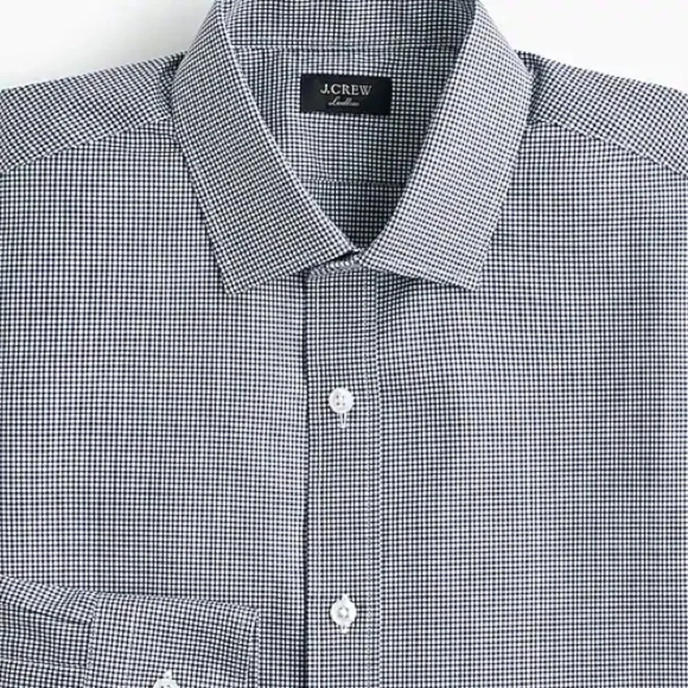 Gingham J Crew Dress Shirt - Ludlow Slim Fit